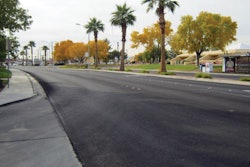 Micro surfacing was applied to Sunset Way.