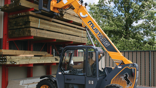 519 Telehandler From: Mustang by Manitou | For Construction Pros