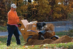 Astec RT130 walk-behind trencher