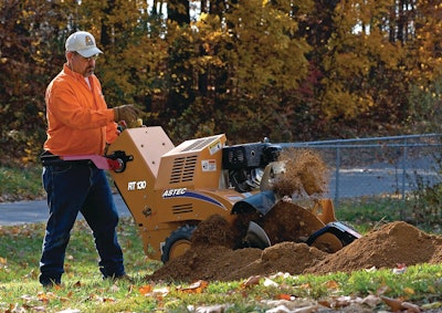 Astec RT130 walk-behind trencher