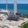 Dawes Rigging & Crane Rental, Inc. provided as many as 20 cranes for the We Energies' new air quality control system project.