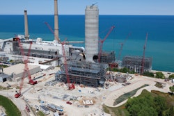 Dawes Rigging & Crane Rental, Inc. provided as many as 20 cranes for the We Energies' new air quality control system project.