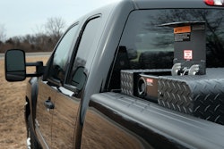 The 2013 bi-fuel Chevrolet Silverado and GMC Sierra offer an option to carry 17 gallons of compressed natural gas (CNG) in addition to 36 gallons of gasoline.