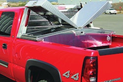 Gull Wing Toolboxes feature 1/8-in. aluminum construction, a low entry lid and no-drill easy mounting.