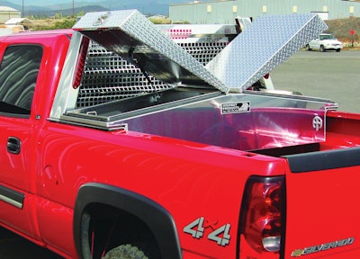 Gull Wing Toolboxes feature 1/8-in. aluminum construction, a low entry lid and no-drill easy mounting.