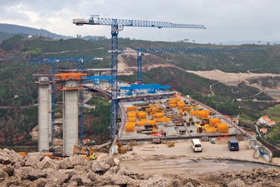 The finished extension of the A4 highway in Portugal will include tunnels, the road and 13 viaducts.
