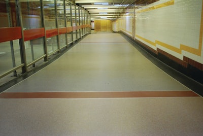 The Delaware River Port Authority sought to upgrade the stations along its PATCO line, including the floor at the 8th & Market Street Station.