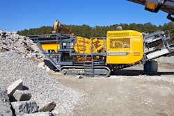 This Atlas Copco Powercrusher PC3 impact crusher was demonstrated at Melvin L. Joseph Construction in Georgetown, Delaware.