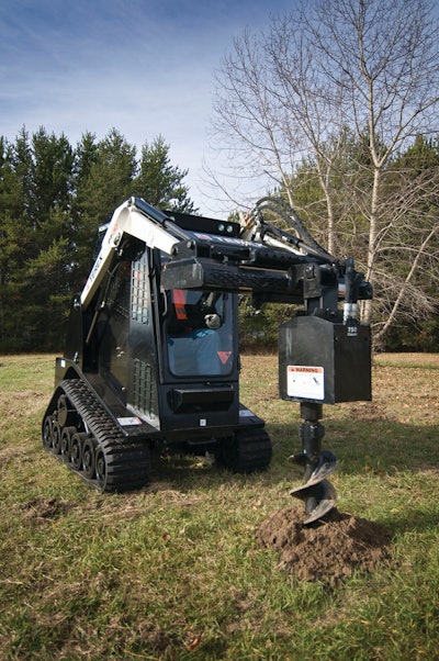 When sizing a compact track loader, take into account the weight and hydraulic capacity requirements of any attachments it will be required to run.