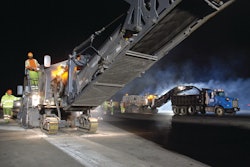 Mark-Lang spent weeks removing aged asphalt from the main runway of Ronald Reagan Washington National Airport (DCA).