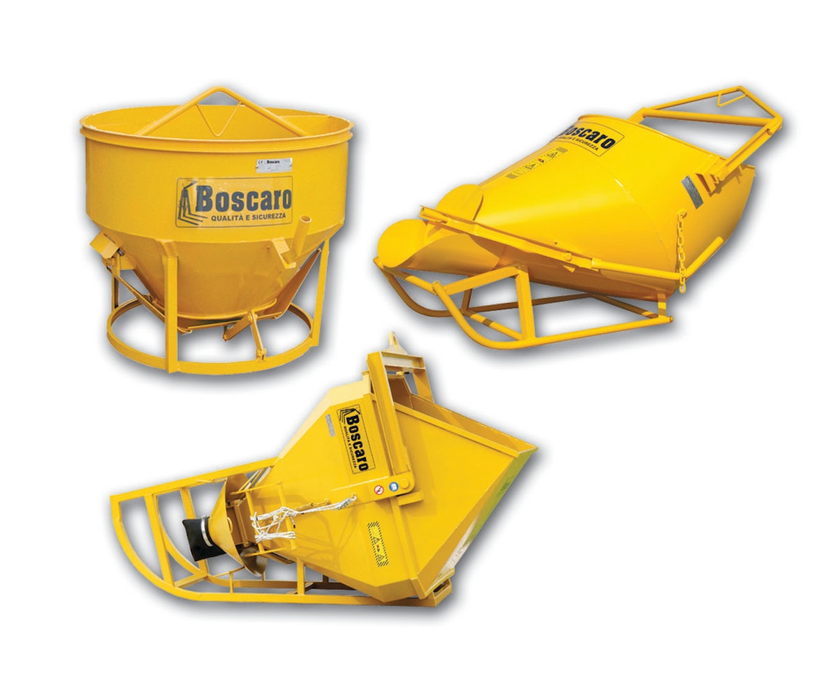 Boscaro Concrete Bucket Line From Certified Boom Repair Service, Inc