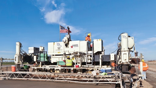 In 2011, Koss paved a total of 725,000 square yards. In 2012, Koss will pave a total of 727,000 square yards at a cost of $21.9 million.