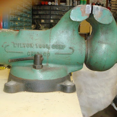 Paul M. from Canton, Ohio, found his vice, nicknamed 'Old Iron,' used in the 1970s. He has been using it ever since.