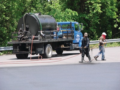 When given a choice 90 percent of Miller Sealcoating & Striping’s customers opted for the more-expensive, higher-quality sealer in 2011.