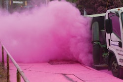 Initially, AC Sweepers used two regenerative air units to clean up the dust, but those units pushed the dust around rather than sucking it up. It soon became clear that it was necessary to use a unit that had a spray tank.