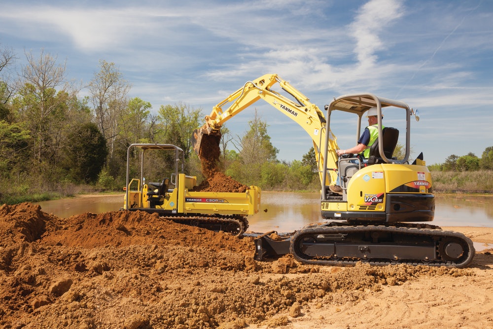 ViO55-5B Mini Excavator From: Yanmar CE | For Construction Pros