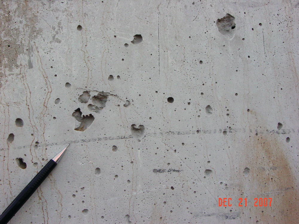 How To Fill Bug Holes In Concrete Walls A Pictures Of Hole 2018