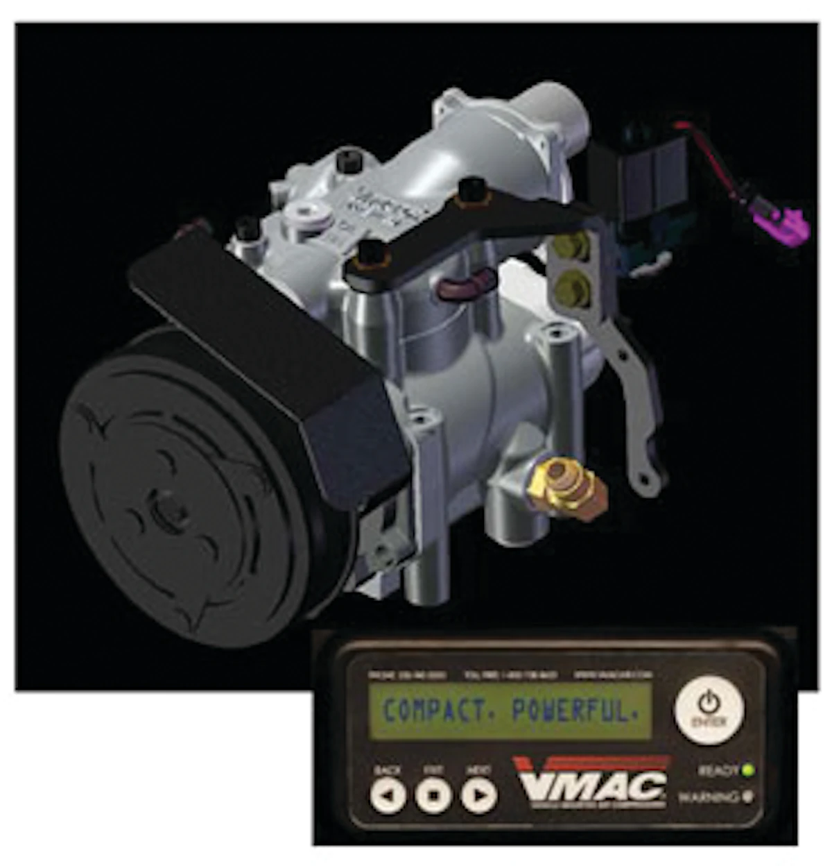 UNDERHOOD70-G Air Compressor From: VMAC | For Construction Pros