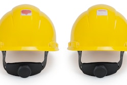 The Uvicator smart sensor changes color from red to white as the hard hat is exposed to ultraviolet (UV) light, alerting the wearer when it’s time to take the hard hat out of service.