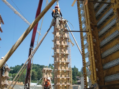ASCC Position Statement #17 “Free Fall of Concrete” cites research that proves concrete can drop more than 5 feet without negative consequences.