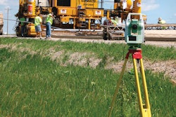 CFI is using four Leica total stations on the overlay project. Production on the project increased by 1,000 feet of paving per day with the introduction of the stringless system.