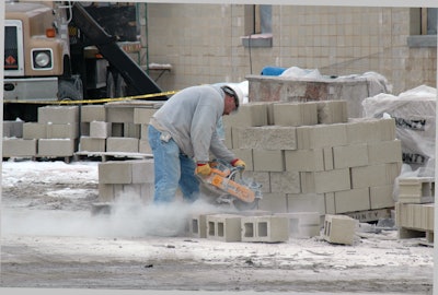 Steps should be taken to reduce exposure to silica dust, which could lead to lung damage and related health issues in future.