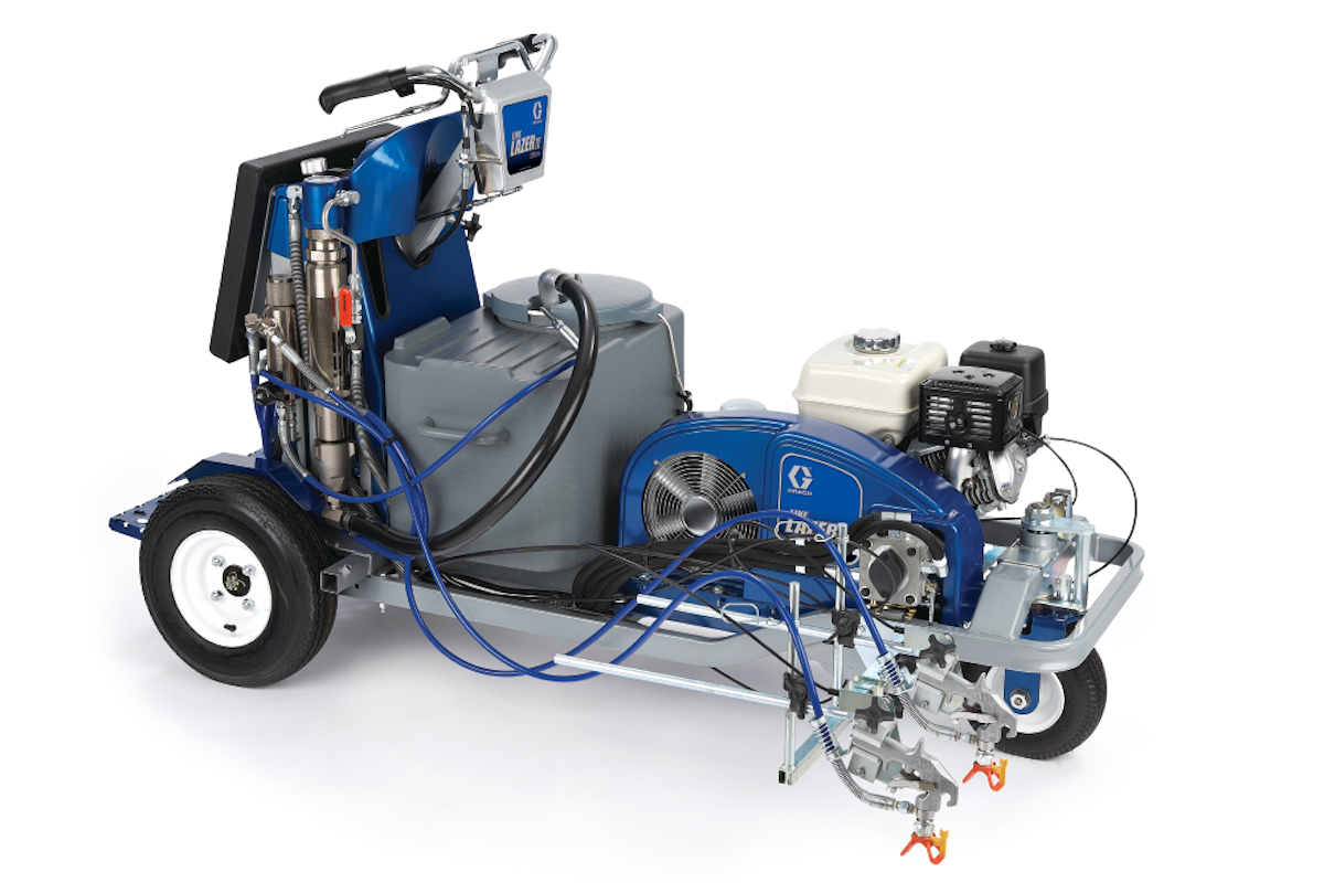 LineLazer IV 250SPS Selfpropelled Striping Unit From Graco Inc. For