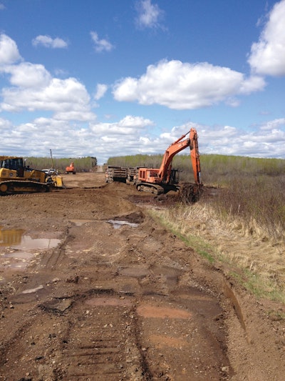 RJS has expanded its use of automated grade control to include its fleet of dozers and a Hitachi excavator.