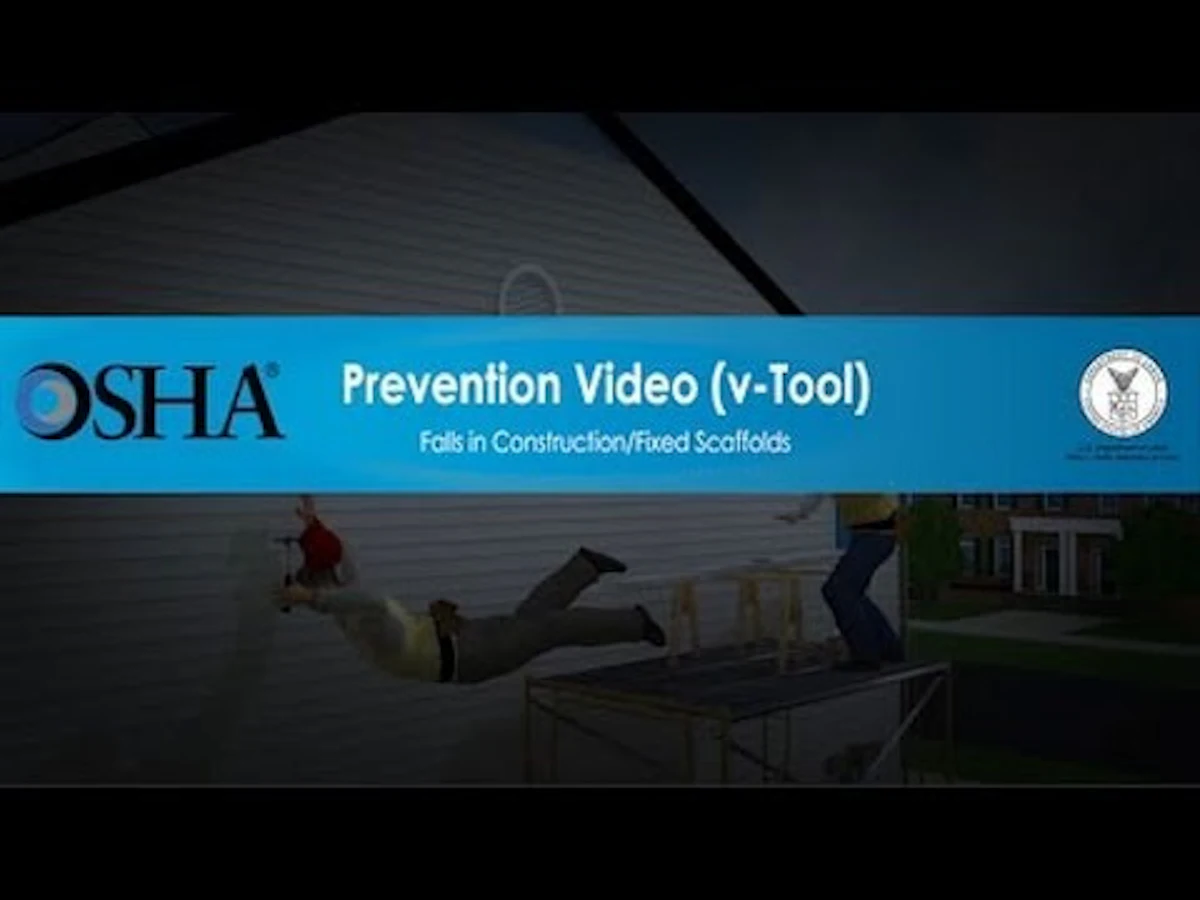 Safety Video Falls In Construction Fixed Scaffolds For
