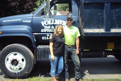 Angie and Glenn Vollmer, owners of Vollmer Tar & Chip, started their company chip sealing driveways in rural Pennsylvania and have expanded their services to offer paving.