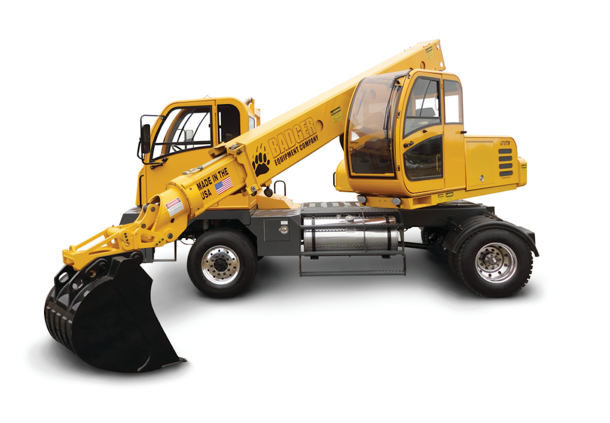 470TM Telescopic Boom Excavator From Badger Equipment Co./Manitex
