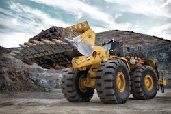 Caterpillar's 994H loader wields buckets with capacities from 19.5 to 48 cu.yd.