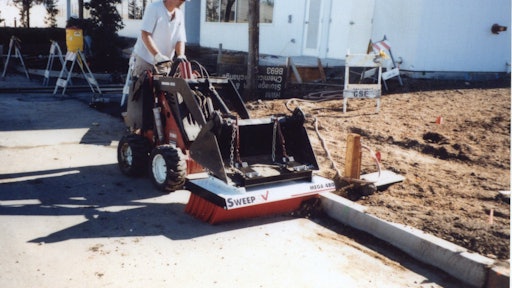 Sweepex Mega 480 Broom Attachment From Trynex International For Construction Pros