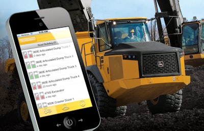 As part of its ongoing commitment to enhance efficiency and productivity on the job, John Deere Construction recently extended the availability of the machine monitoring system JDLink to select mobile devices.