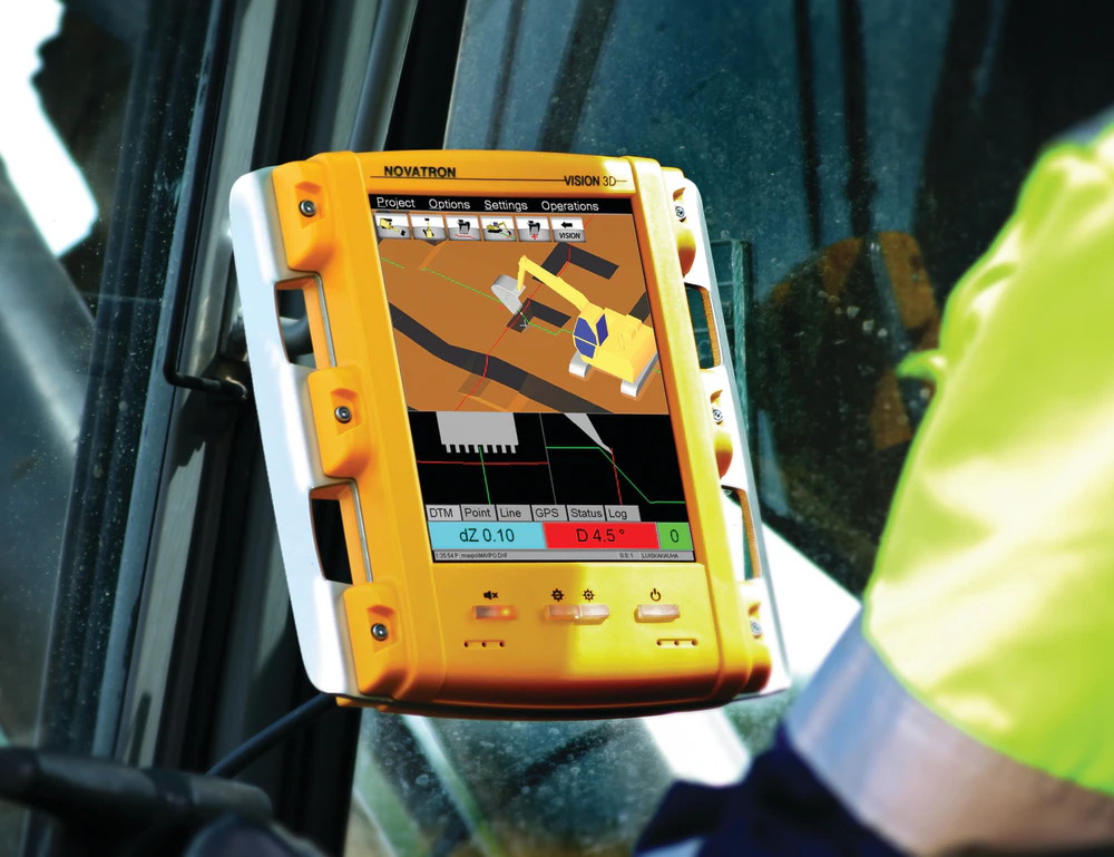 Moba Machine Control Vision 3D Excavator Control System From: MOBA Corporation | For ...