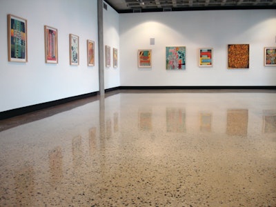 Total Polish Solutions was brought in to finish what other subcontractors could not on 99,000 square feet of exposed aggregate polished and burnished concrete floors at the University of North Carolina at Greensboro Studio Arts Design Center.