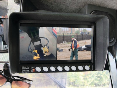 A single monitor can manage up to four cameras.