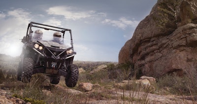 Deere's four-wheel independent suspension uses exclusive Multi-Link semi-trailing-arm independent rear suspension that moves wheels rearward in compression, lowering the impact of terrain.