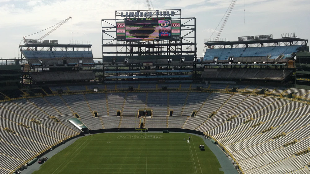 Construction Moves Along At Lambeau Field Renovation For Construction Pros