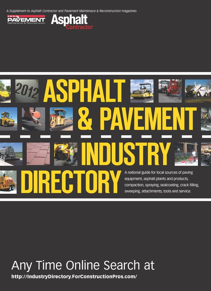 Asphalt Pavement Industry Directory