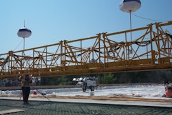 Balloon lights can be mounted to construction equipment and offer glare-free, diffused light that moves along with the equipment operator while traditional light towers offer more light coverage with four adjustable non-diffused lights.
