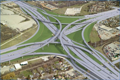 A rendering of the 4-level core that will be built at the heard of the Milwaukee Zoo Interchange.