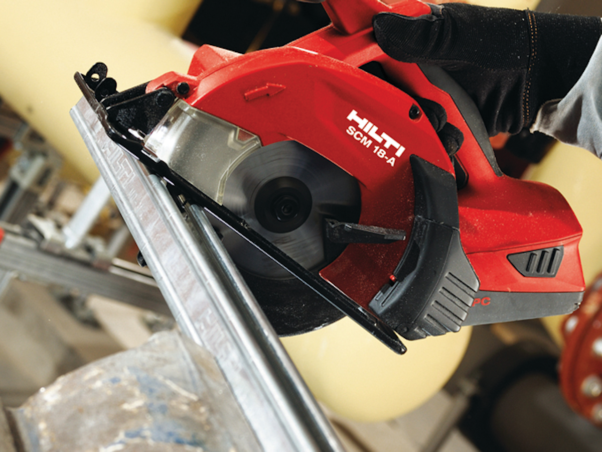 Hilti SCM 18A Cordless Metal Cutting Circular Saw From Hilti Inc. For Construction Pros