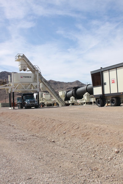 The two E225P super-portable asphalt plants filled a void for the 554th RHS and replaced outdated mid-1980s plant technology with the 820th RHS.