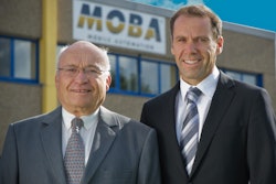 MOBA founder, Paul Harms (left), with his son, Volker Harms, CEO, who took over management of the company in 2004.