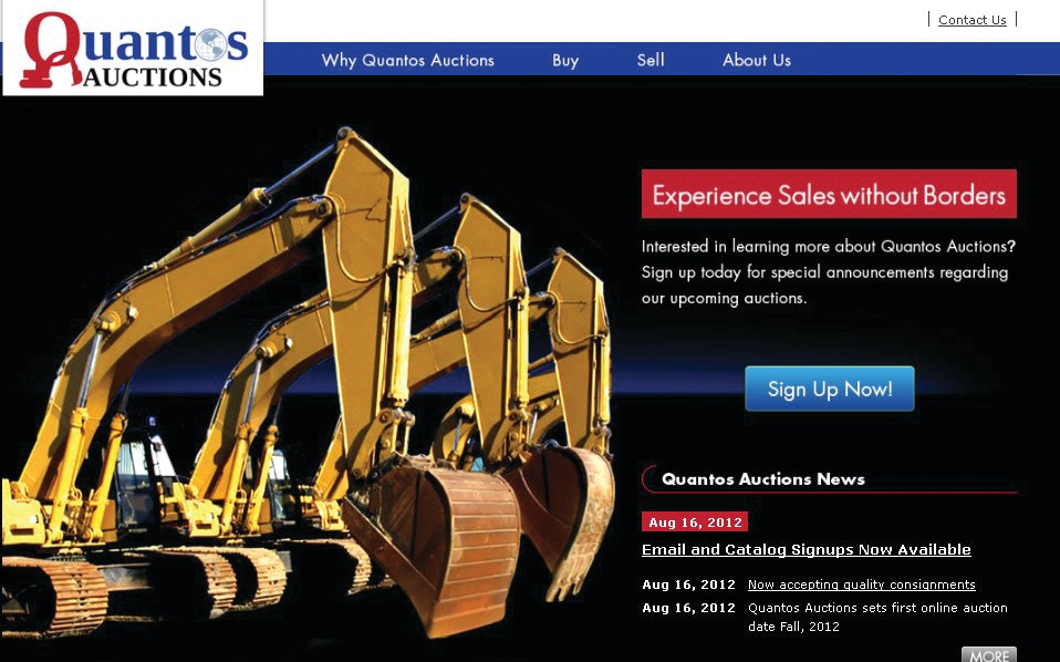 New Online Equipment Auction Site Caters to Global Community