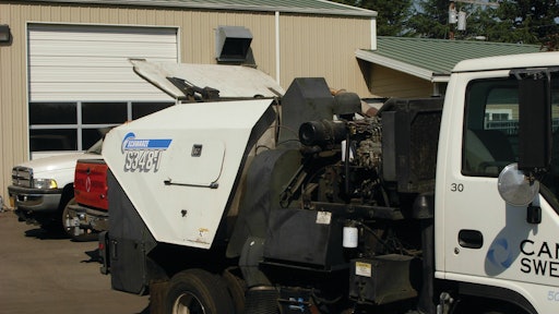 Cantel Sweeping retrofitted 12 units with electric actuators for added safety as well as efficiency.