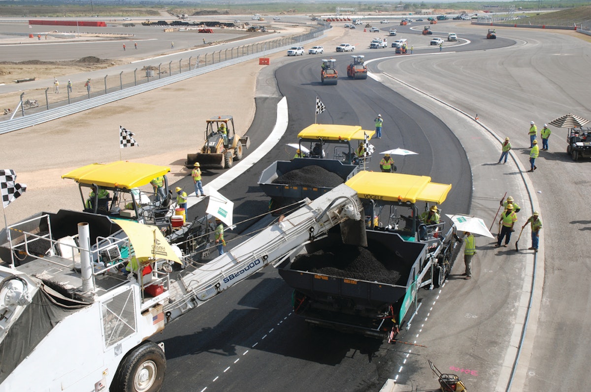 Las Vegas Formula One paving is nearing completion. Liberty Media, F1's  parent company, has financed the reported $80MM of paving and road…