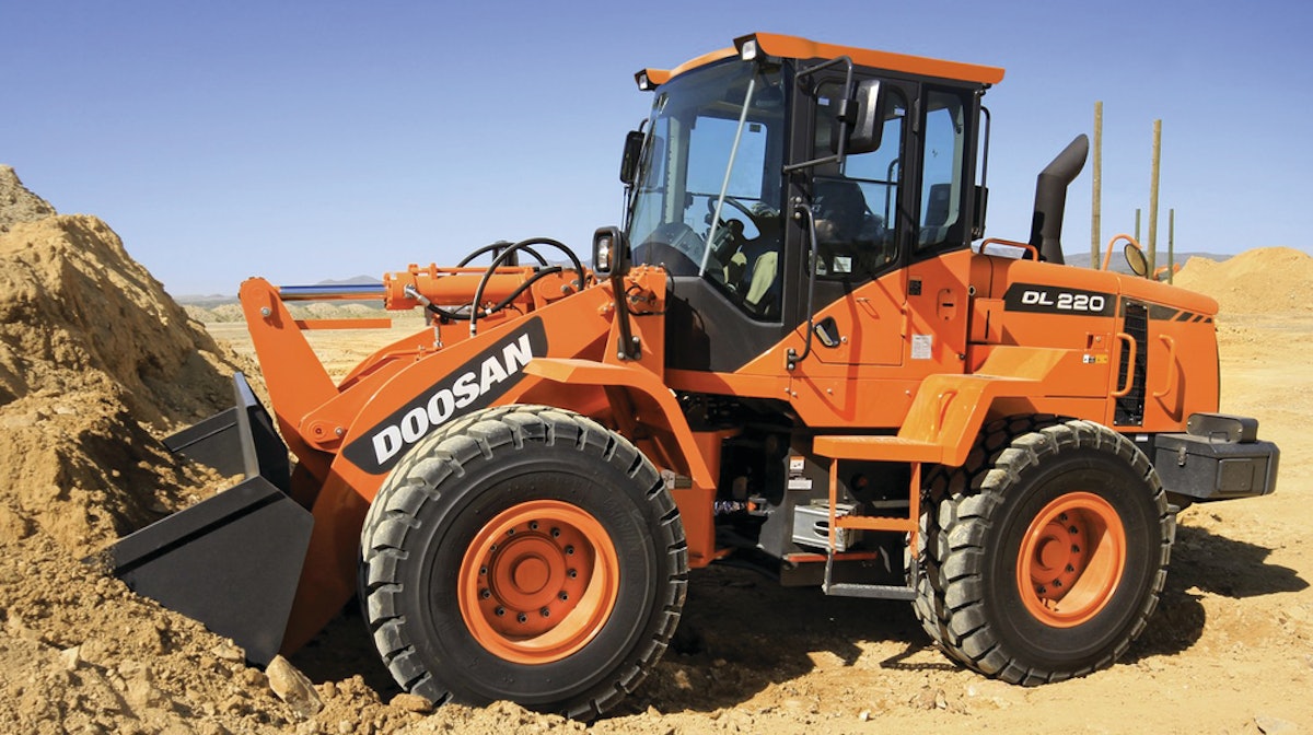 Dl220 Articulated Wheel Loader From Develon Formerly Doosan Infracore North America For 1952