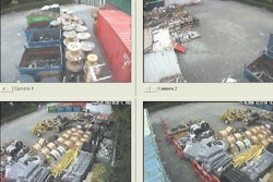Copper wire theft has become a big issue on construction jobsites. Shown is a screen shot of a copper wire facility that Netwatch secured with its cameras.